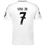 VINI JR． #7 RM 1:1 Quality Home Fans Jersey 2024/25 （UCL Font)