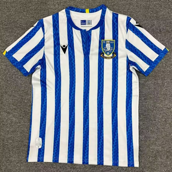 2024/25 Sheffield Wednesday Home Fans Soccer Jersey 谢周三