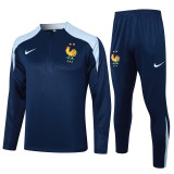 2024/25 France Sapphire Blue Sweater Tracksuit
