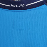 2001/02 Man City Home Blue Retro Soccer Jersey
