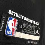 Pistons CUNNINGHAM #2 Black NBA Jerseys