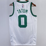 2023/24 Celtics TATUM #0 White Retro NBA Jerseys 热压