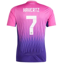 HAVERTZ #7 Germany 1:1 Quality Away Pink Fans Soccer Jersey 2024/25