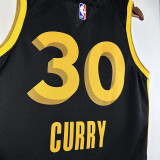 2023/24 Warriors CURRY #30 Black City Edition NBA Jerseys
