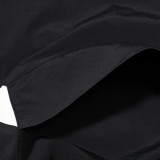 2024/25 M Utd Black Windbreaker Embroidered Logo （刺绣队徽）