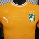 2025 Ivory Coast Special Edition Orange Player Version Jersey