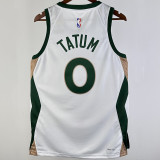 2023/24 Celtics TATUM #0 White City Edition NBA Jerseys