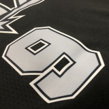 Spurs PARKER #9 Black NBA Jerseys