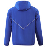 2023/24 Lyon Blue Windbreaker