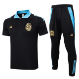 2024/25 Argentina Black POLO Training Tracksuit