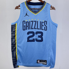 2023/24 Grizzlies ROSE #23 Blue NBA Jerseys