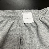 2024/25 Nk~ Grey Pure Cotton Sports Trousers Zipper style