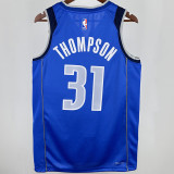 2025 Mavericks THOMPSON #31 Blue NBA Jerseys