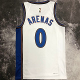 Wizards ARENAS #0 White Retro NBA Jerseys
