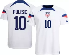 PULISIC #10 U.S 1:1 Quality Home White Fans Jersey 2022/23