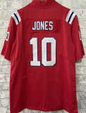 Men's New England Patriots JONES # 10 Red NFL Jersey 爱国者