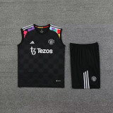 2024/25 M Utd Black Vest Training Jersey(A Set)