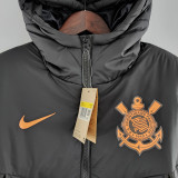 2022/23 Corinthians Black Cotton Jacket 橙色标