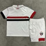 2024/25 Sao Paulo Home Kids Soccer Jersey