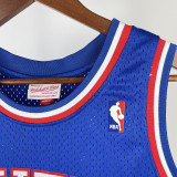 1982/83 76ers ERVING #6 Blue Retro NBA Jerseys 热压