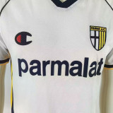 2003/04 Parma Away White Retro Soccer Jersey