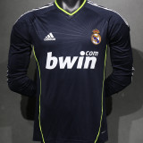 2010/11 RM Away Black Retro Long Sleeve Player Version Jersey 球员版