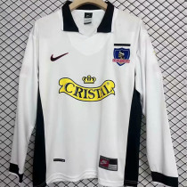 1997/98 Colo-Colo Home White Long Sleeve Retro Soccer Jersey