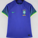 2022/23 Brazil Away Blue Women Soccer Jersey