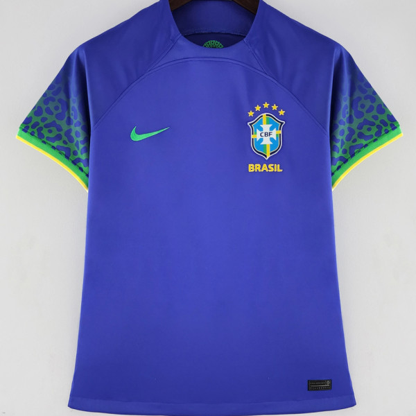 2022/23 Brazil Away Blue Women Soccer Jersey