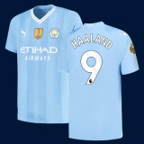 2024/25 Man City Home Blue Kids Soccer Jersey