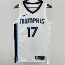 2024/25 Grizzlies KAWAMURA #17 White NBA Jerseys 热压