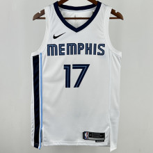 2024/25 Grizzlies KAWAMURA #17 White NBA Jerseys 热压
