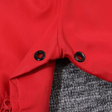 2023/24 AC Red Black Windbreaker