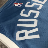Timberwolves RUSSELL #0 Blue NBA Jerseys