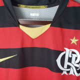 2008 Flamengo RJ Home Red And Black Retro Soccer Jersey
