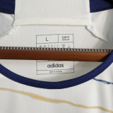 2023/24 Italy 1:1 Quality Away White Fans Soccer Jersey