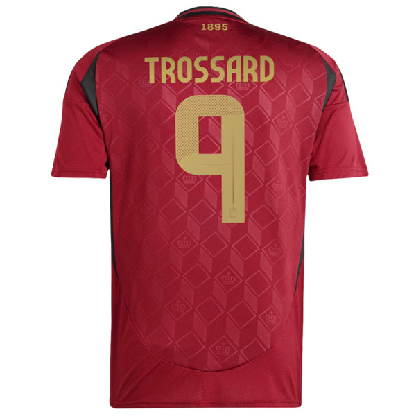 TROSSARD #9 Belgium 1:1 Quality Home Fans Jersey 2024/25