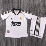 1998/2000 RM Home White Retro Kids Soccer Jersey