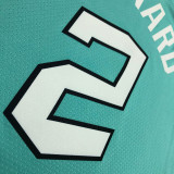Spurs LEONARD #2 Light Green City Edition NBA Jerseys
