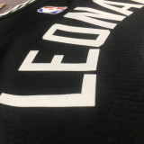 Clippers LEONARD #2 Black City Edition NBA Jerseys