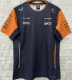 2024/25 McLaren F1 #4 Yellow Black Team T-Shirt 圆领 4 号 (迈凯伦)