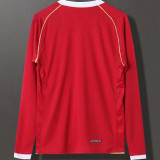 RONALDO #7 M Utd Home Long Sleeve Retro Jersey 2006/07 (Have Patch 带双臂章 FA Premier League Font 英超字体 ) ★★