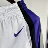 2024 Kings White NBA Cotton Pants