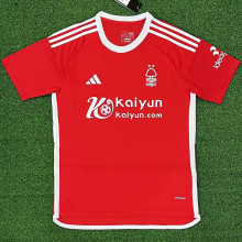 2023/24 Nottingham Forest Home Red Fans Jersey 有胸前广告