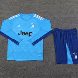 2023/24 JUV Goalkeeper Blue Long Sleeve Soccer Jersey