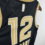 2025 Mavericks MORANT #12 Black Honor Edition NBA Jerseys