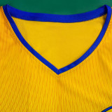 2002/03 Leeds United Third Yellow Retro Soccer Jersey