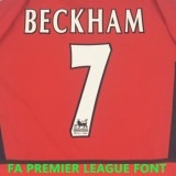 2002/04 M Utd Home Long Sleeve Retro Soccer Jersey