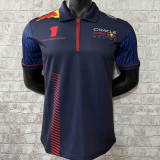 2023/24 Red Bull Racing No.1 Black F1 Team POLO T-Shirt (号码 1 有领 拉链)