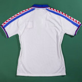 1996 Czech Away White Retro Soccer Jersey